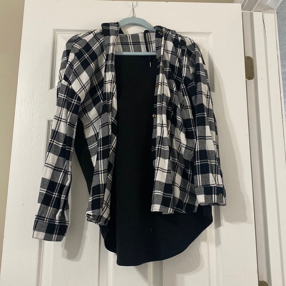 Long sleeve flannel jacket no boundaries